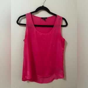 Heartsoul Hot Pink Sleeveless Top- Extra Long in the Back- Small